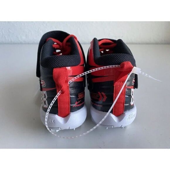 SIZE 6Y Nike Force Trout 7 GS Black Challenge Red Customizable Baseball Cleats - Picture 5 of 9